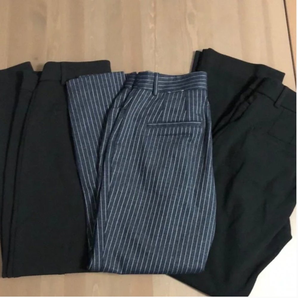 COLLECTION OF 3 PAIRS OF EXPRESS PANTS. SIZE: 4 S.
